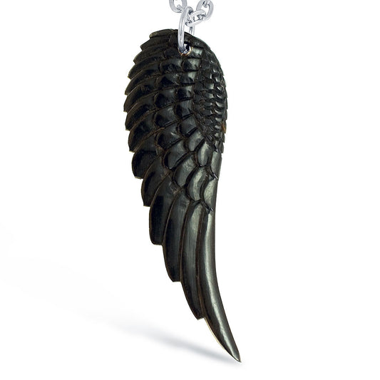 Angel Wing Pendant - Horn